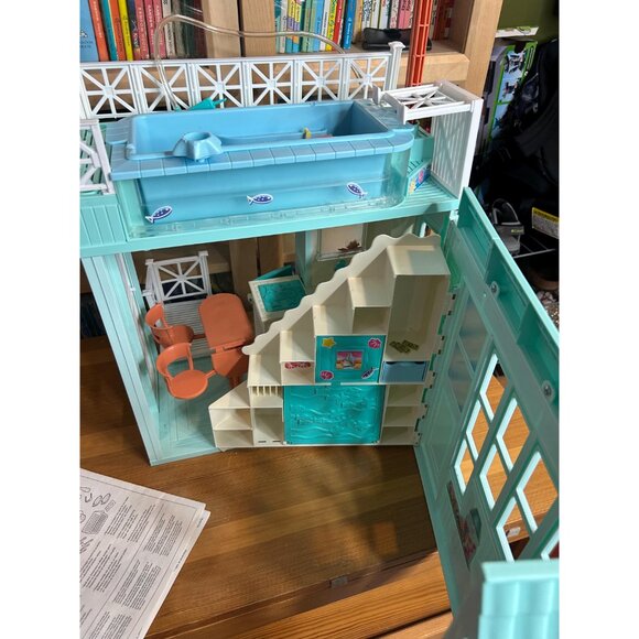 1999 90s vintage Barbie beach bungalow house doll no assesories INCOMPLETE - Picture 3 of 10